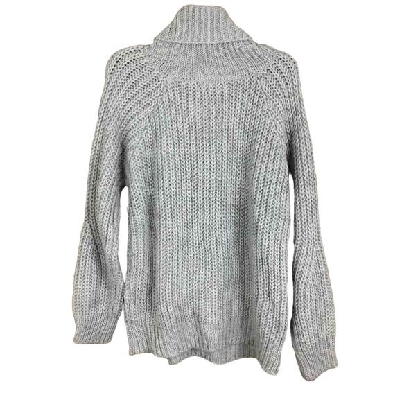Cloth By Design Women’s M Gray Knit Pullover Turtleneck Sweater Long Sleeve NWT - Picture 2 of 16
